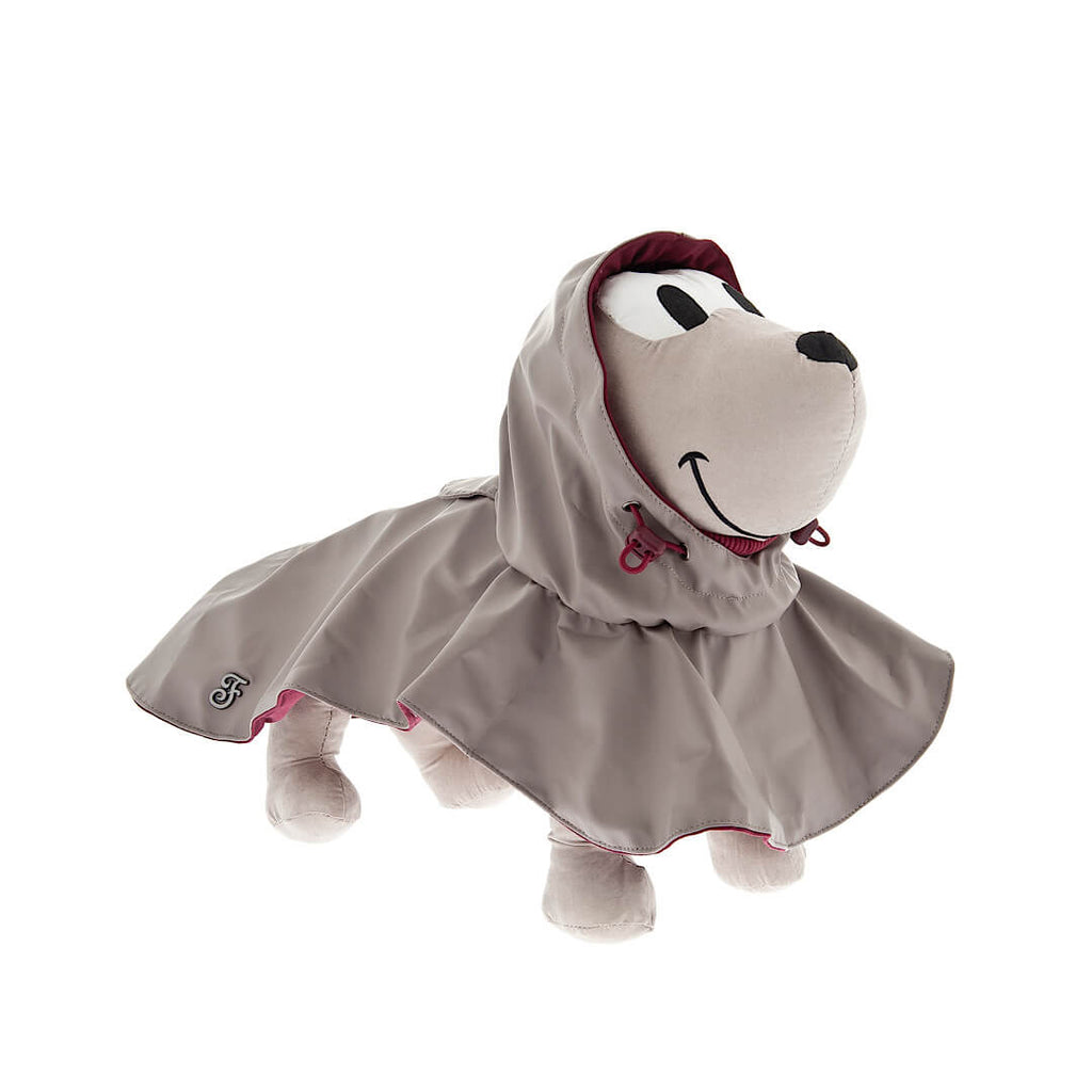 Capa de lluvia perro beige image 4