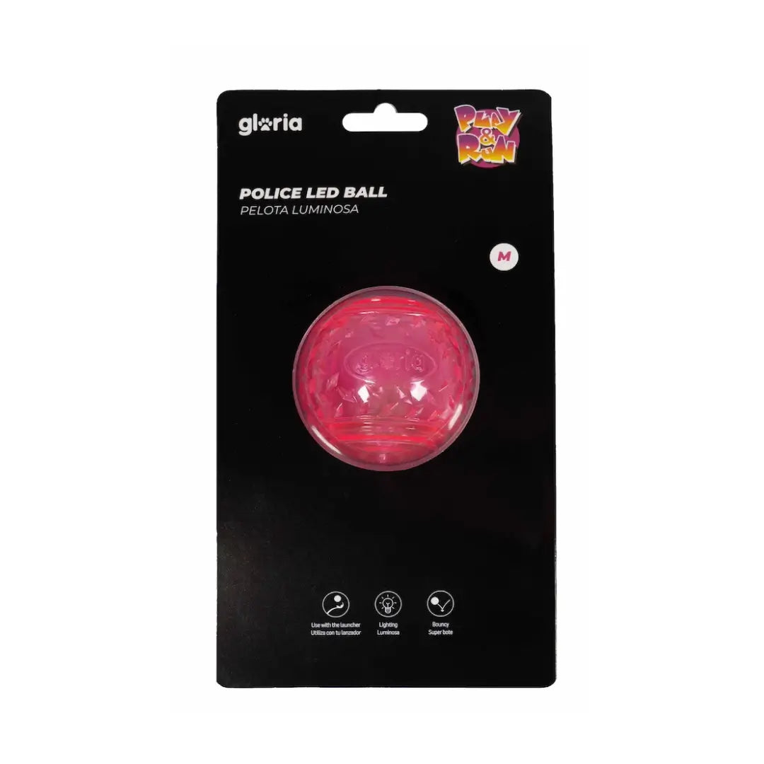 Pelota led play and run - Fucsia image