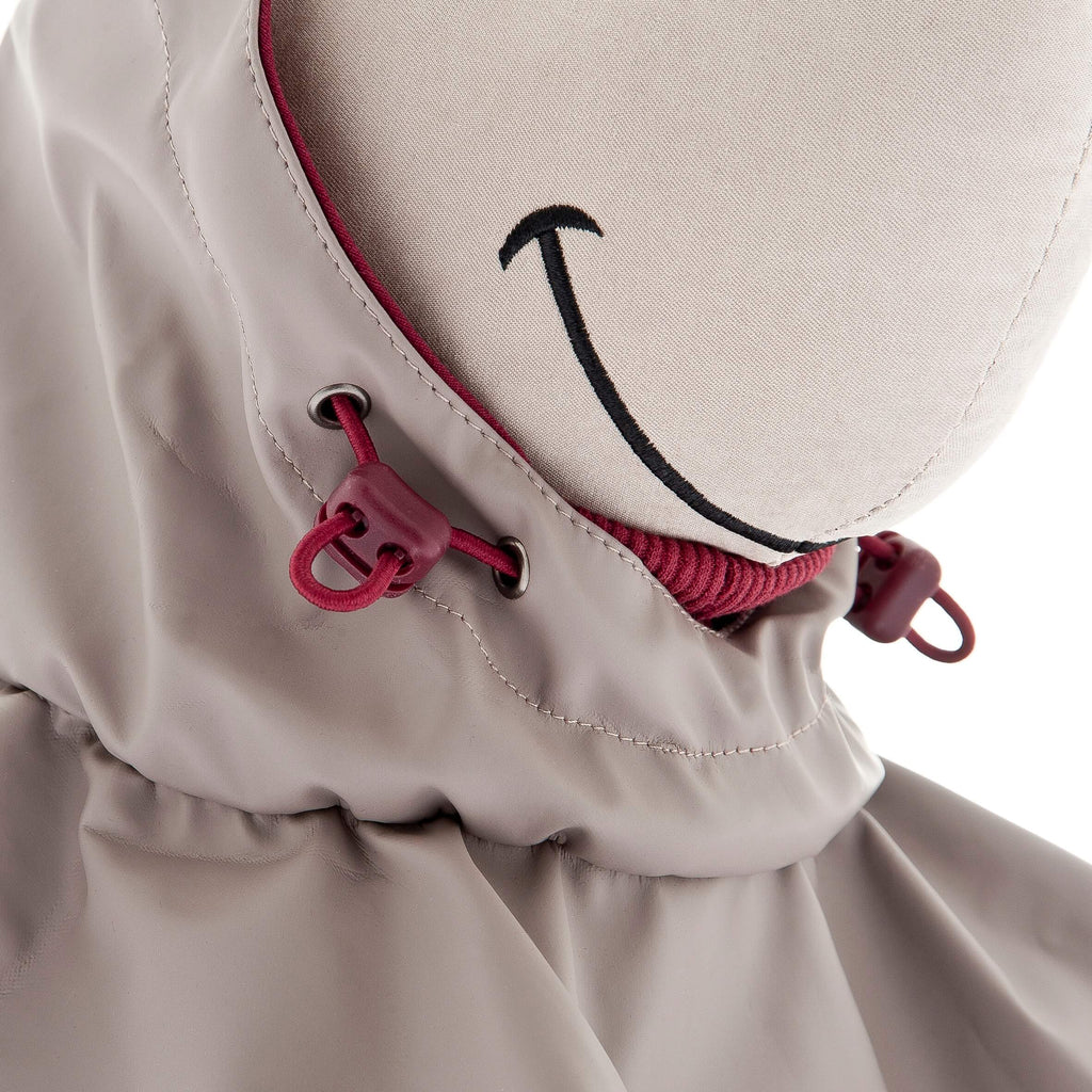 Capa de lluvia perro beige image 1