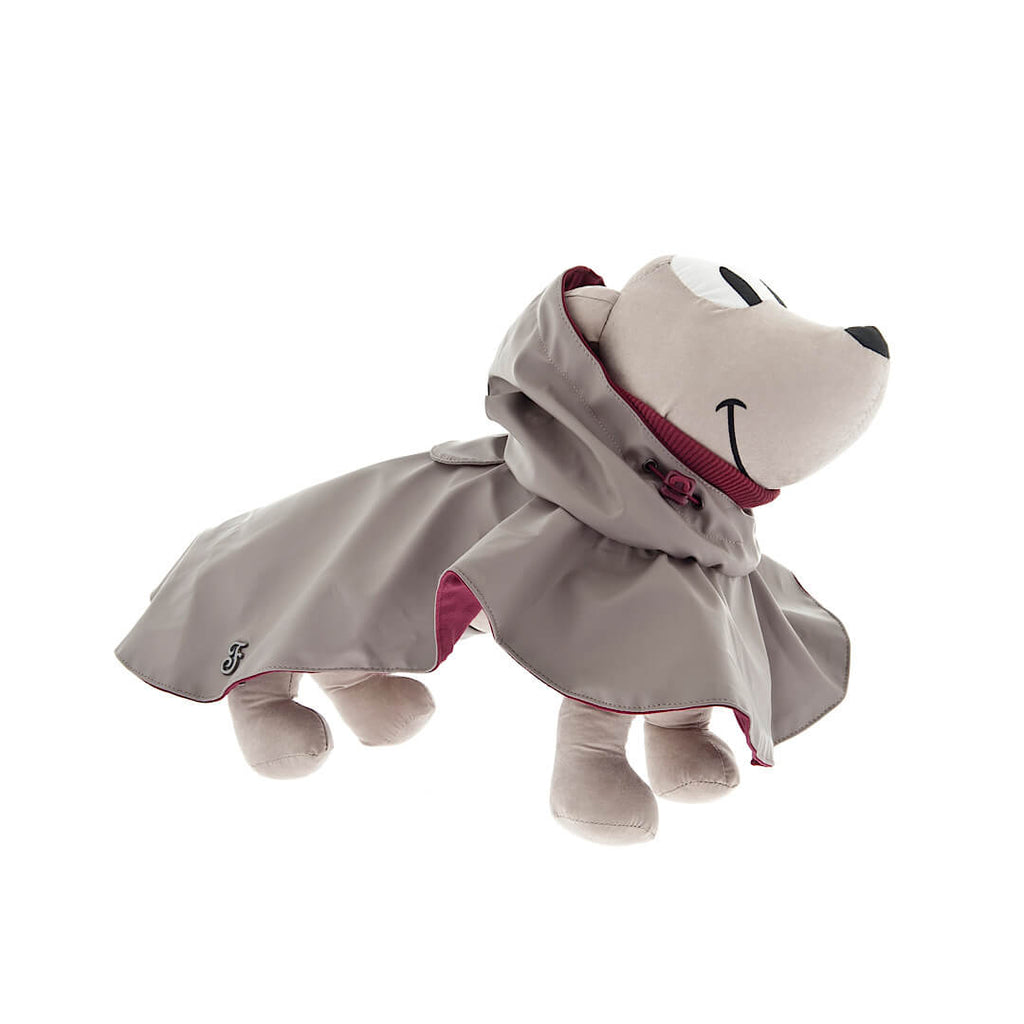 Capa de lluvia perro beige image 3